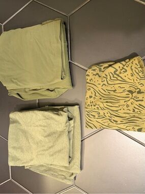 ATHLETA AND BEYOND YOGA green colorway sets